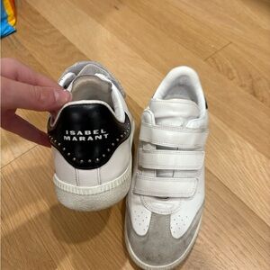 Isabel Marant White and Gray Sneakers size 37